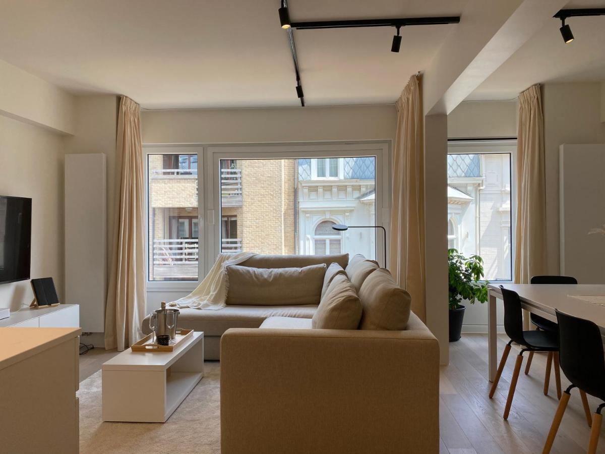 אוסטנדה De Horloge Luxueus Vakantie Appartement מראה חיצוני תמונה